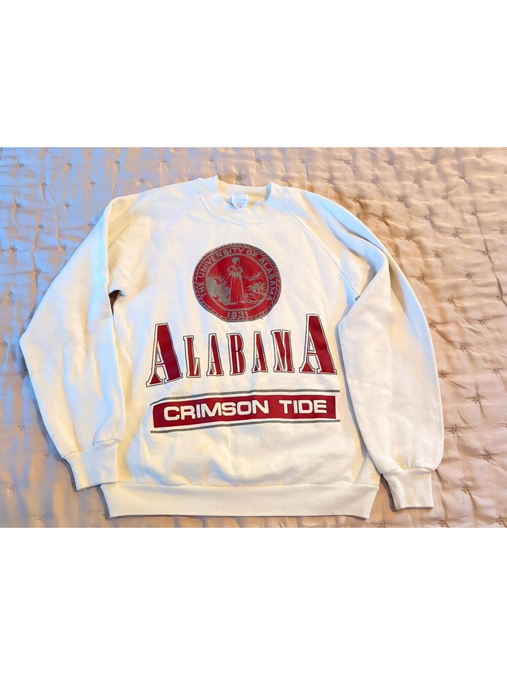 Vintage University Of Alabama Crimson Tide Sweatshirt Jerzees Small